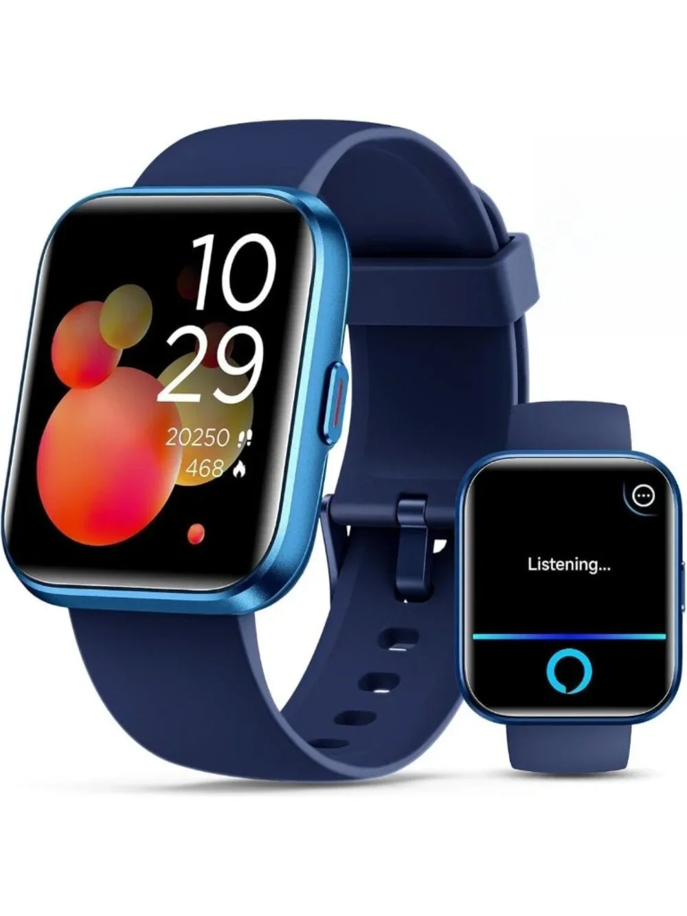 Stylish 1.8'' Fitness Tracker Smartwatch for Android/iPhone, Waterproof, Alexa